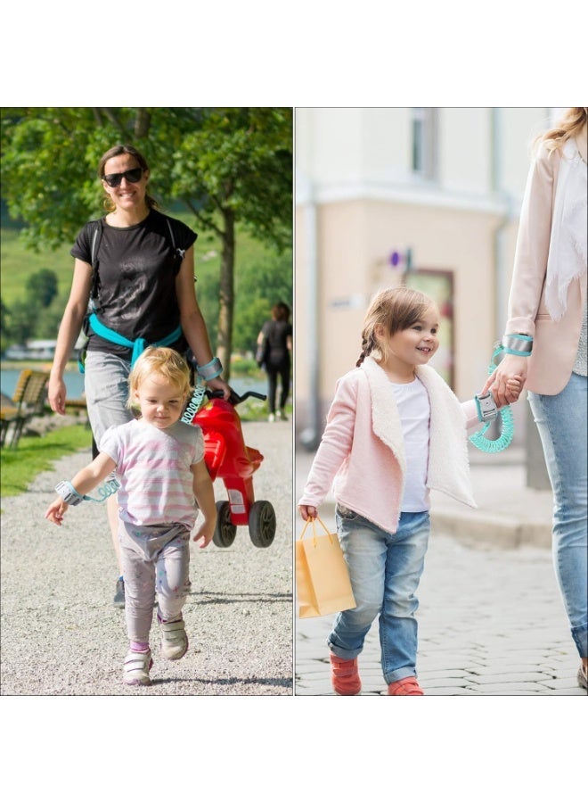 1.5m Toddler Leash, Kid Leash Anti Lost Wrist Link with Key Lock, Upgraded Baby Leash with Safety Wristband Rope for Babies Toddlers Child Kids (Pink） - Image 5